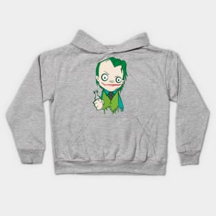 Green man with a bottle Kids Hoodie